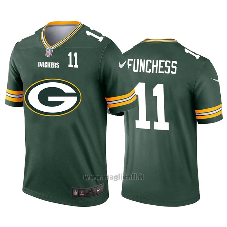 Maglia NFL Limited Green Bay Packers Funchess Big Logo Number Verde